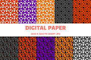 Halloween Seamless Pattern 3, a Pattern Graphic by tchastudio (Thumbnail 1 of 5)