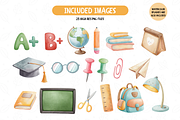 Back to School Clipart Bundle, an Illustration by TatiMockup (Thumbnail 3 of 4)