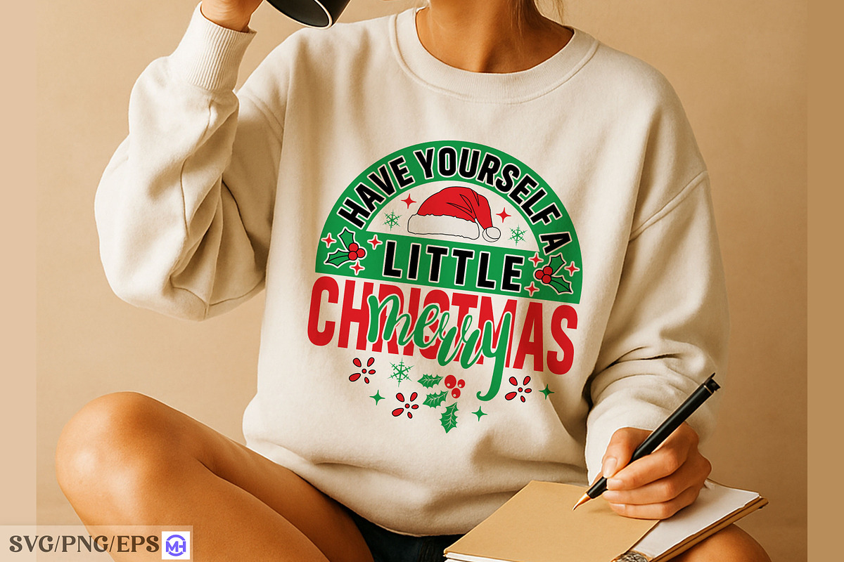Have Yourself a Merry Little Christm, a Graphic by mh_arif (Photo 3 of 4)