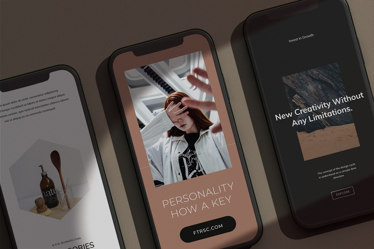 Gariot Phone Mockups Natural Shadows, a Product Mockup by Goashape Studio (Photo 7 of 9)