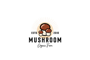 Mushroom Product Logo Design, a Branding & Logo Template by AlvinStd