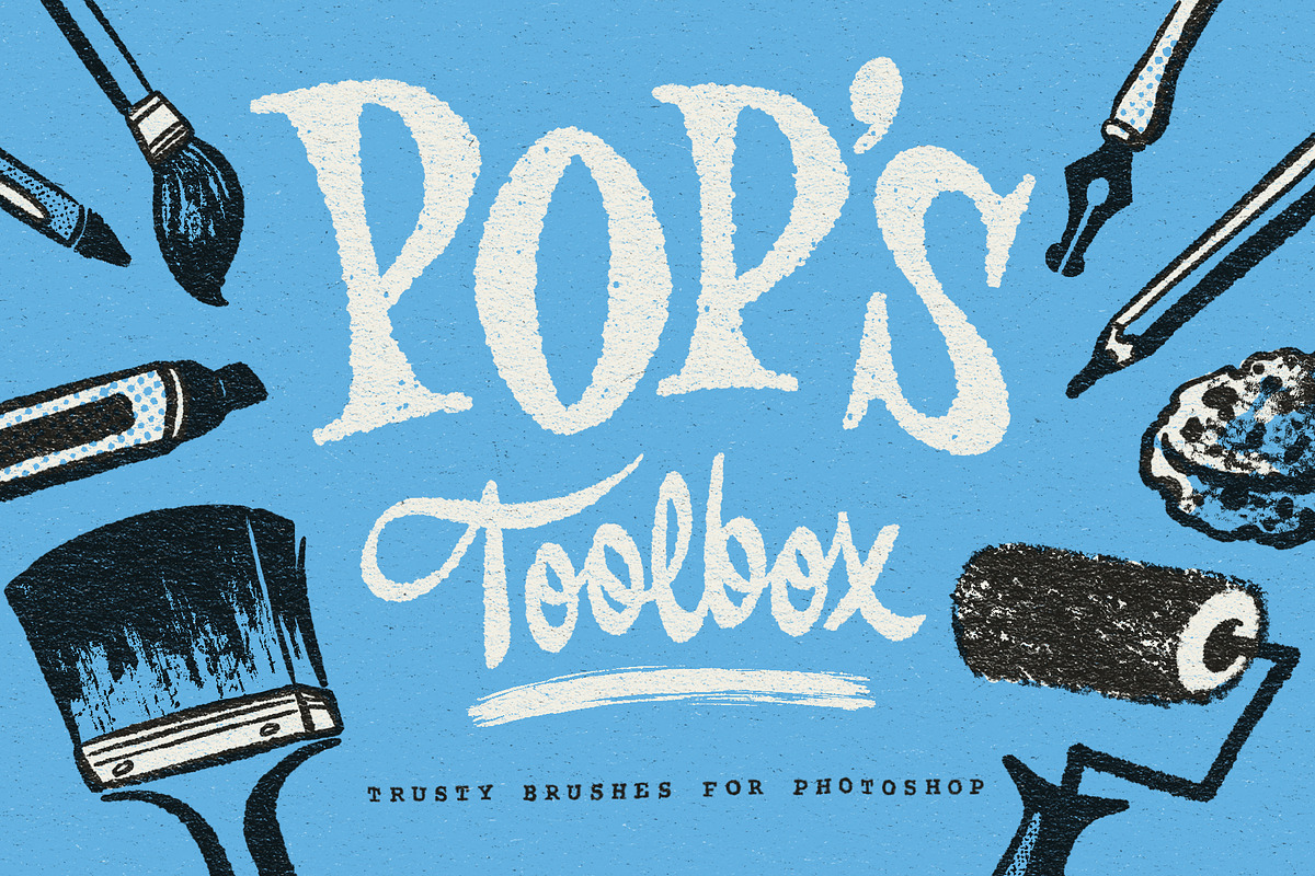 Pop's Toolbox for Photoshop, a Brush Add-On by Sean Tulgetske (Photo 1 of 8)