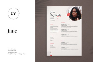 Jane | CV / resume template