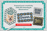 Tile Pattern Procreate Brushes, a Brush Add-On by Nico-Ng (Thumbnail 12 of 13)