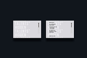 Grey Business card bundle, a Business Card Template by Srg® (Thumbnail 3 of 6)