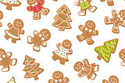 Christmas Gingerbread Pattern Set, a Pattern Graphic by Barsuk's Shop (Thumbnail 6 of 10)