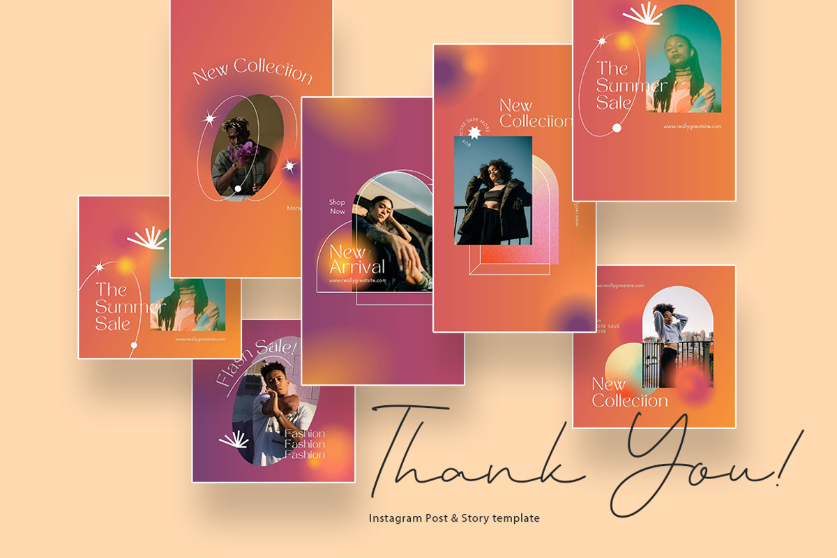 Gradient Fashion Sale Canva, a Social Media Template by peterdraw (Photo 5 of 5)