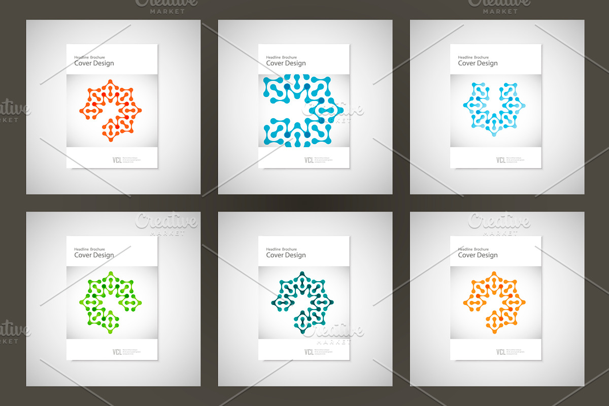 Abstract figure. Vector concept, a Brochure Template by Haisonok