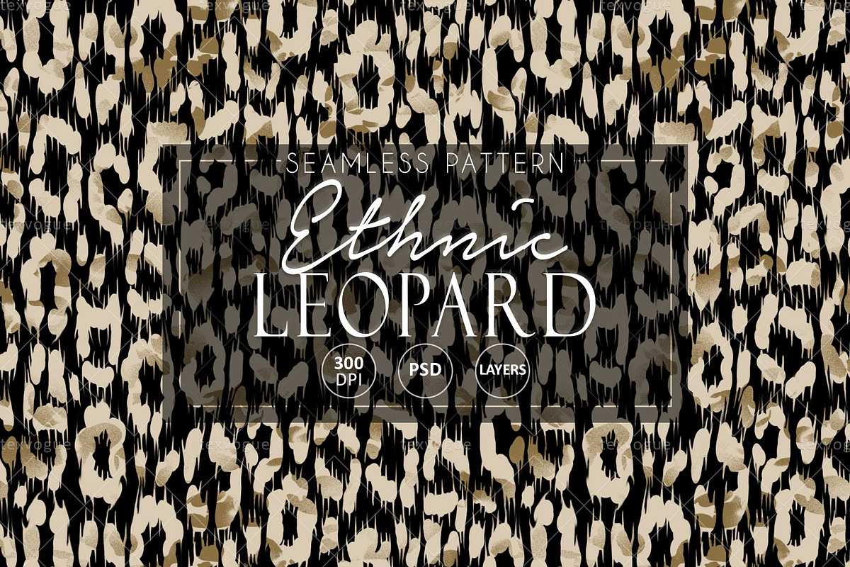Ethnic Leopard - Seamless Patterns, a Pattern Graphic by texvogue (Photo 1 of 8)