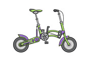 Big set of twelve different bicycles, a Healthcare Illustration by WINS Doodle shop (Thumbnail 8 of 17)