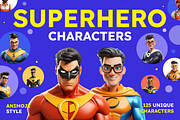 125 Superhero Characters, a Characters & Person 3D Model by Digital Blood (Thumbnail 1 of 11)