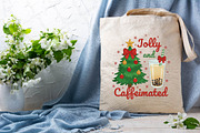 Jolly And Caffeinated Christmas Png, an Illustration by DreamPrint404 (Thumbnail 2 of 7)