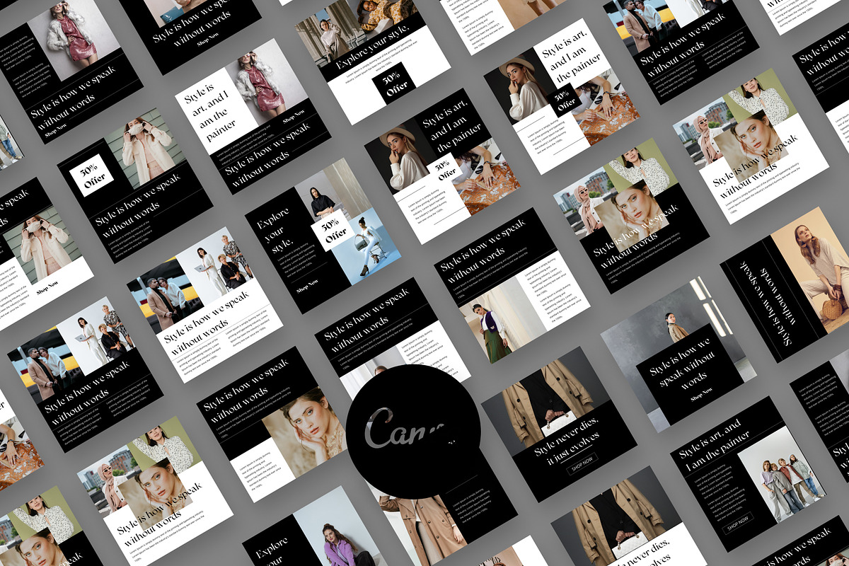 Aesthetic Instagram Templates Canva, a Social Media Template by Pixel Blend (Photo 7 of 7)