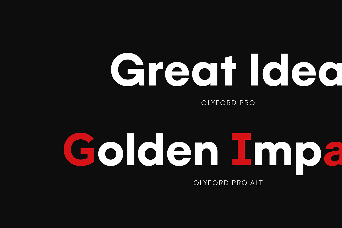 Olyford Pro - Sans Serif Typeface, a Sans Serif Font by NicolassFonts (Photo 4 of 7)