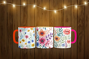 Bright Watercolor Floral Digital, a Pattern Graphic by Coco Bloom (Thumbnail 4 of 8)