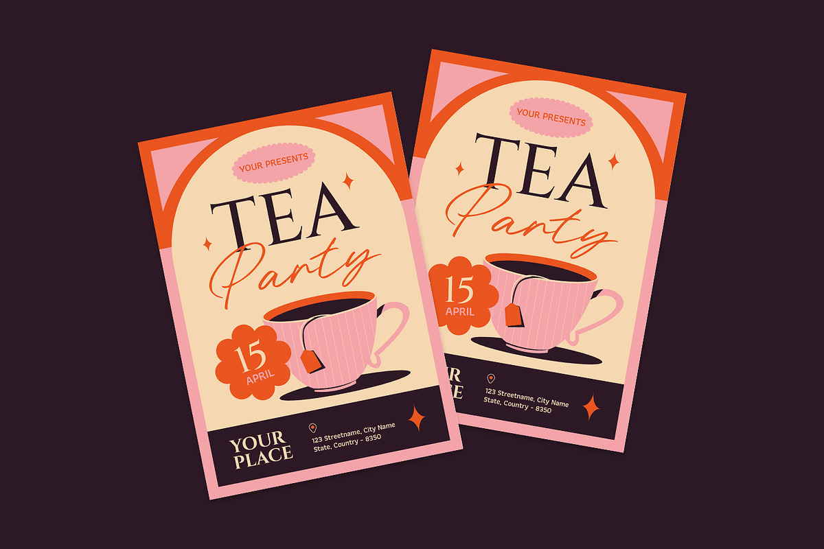 Tea Party - Flyer