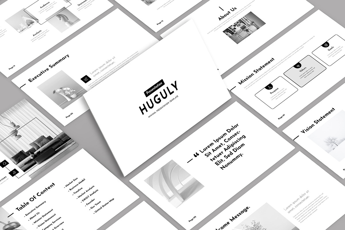 Clean & Minimal Presentation PPT, a Presentation Template by Mighty-Slide (Photo 1 of 4)
