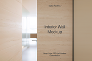 Interior Wall Logo Mockup PSD, an Advertising Mockup by Digital Asset Co (Thumbnail 1 of 7)
