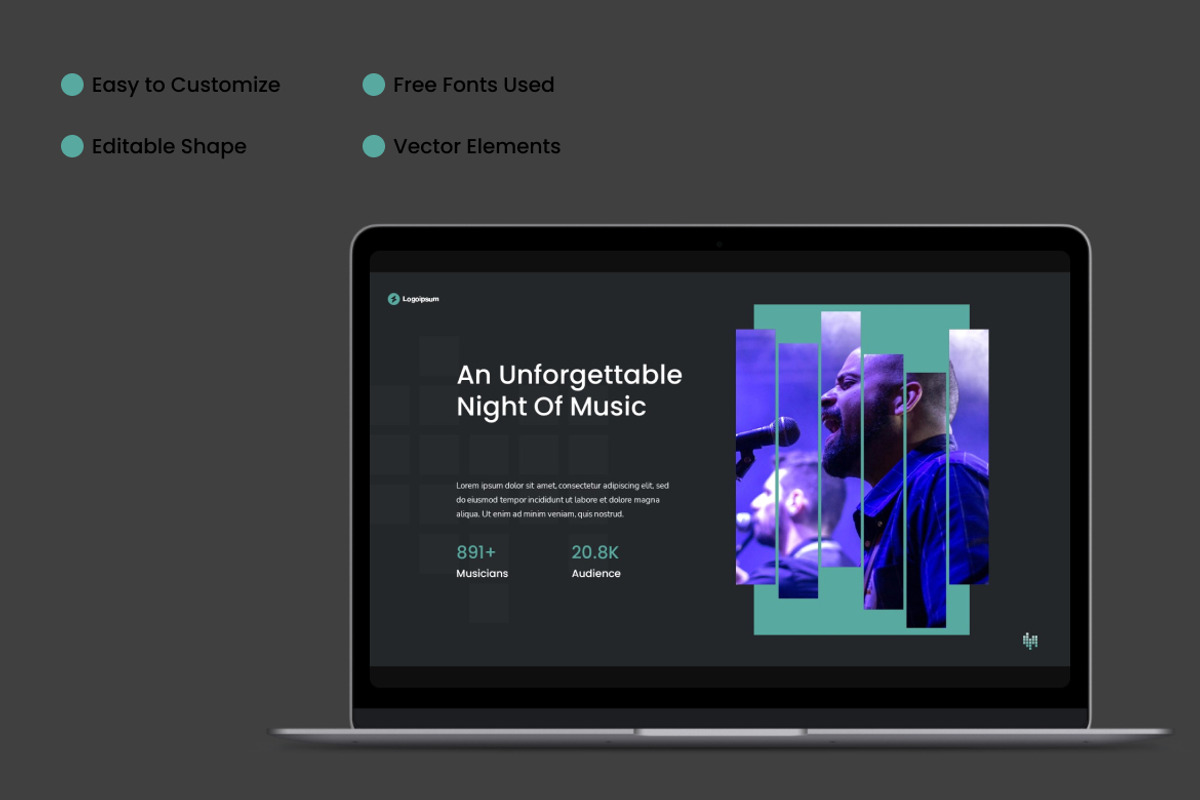 Music Event Presentation Keynote, a Presentation Template by Antstheme (Photo 3 of 3)