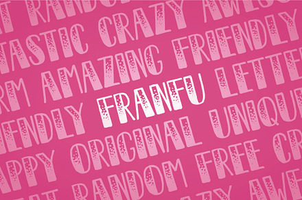 Franfu - font
