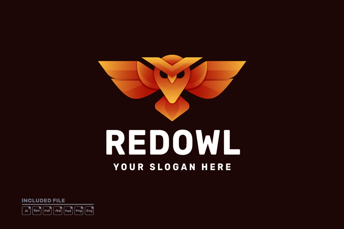 Owl Gradient Colorful Logo Design, a Branding & Logo Template by yuanesei