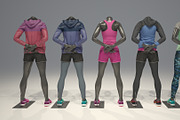 Female mannequin pack 1, a Characters & Person 3D Model by mrGarret (Thumbnail 13 of 22)