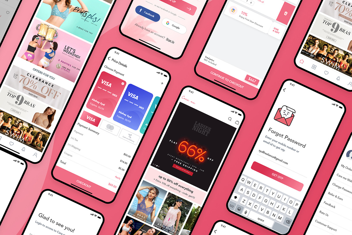 Care me - Lingeries Ecommerce UI Kit, an UI Kit Template by SyalUIUX (Photo 7 of 12)