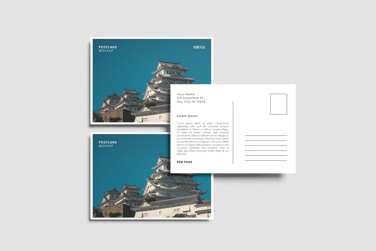 Postcard Mockup, an Advertising Mockup by AndikaGraphic (Photo 4 of 8)