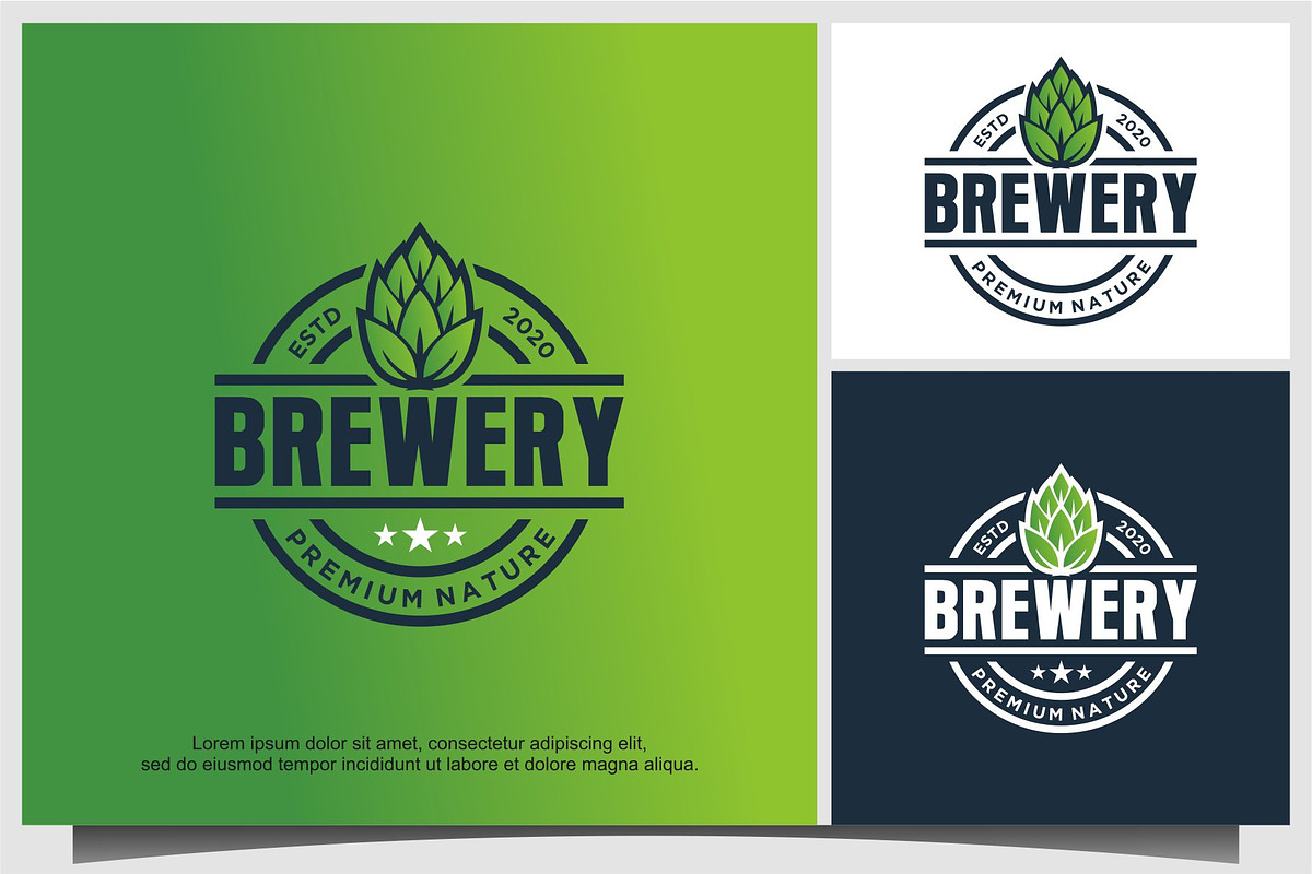 brewery logo design, a Branding & Logo Template by ebinta99
