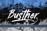 Busther - Handbrush Typeface, a Font by PutraCetol Studio (Thumbnail 1 of 12)