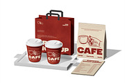 Cafe & Coffeeshop Branding Mockup, a Packaging Mockup by Unerispace (Thumbnail 3 of 5)