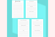 Goals Planner for Mini Happy PDF, a Stationery Template by EasyLifePlanners (Thumbnail 6 of 7)