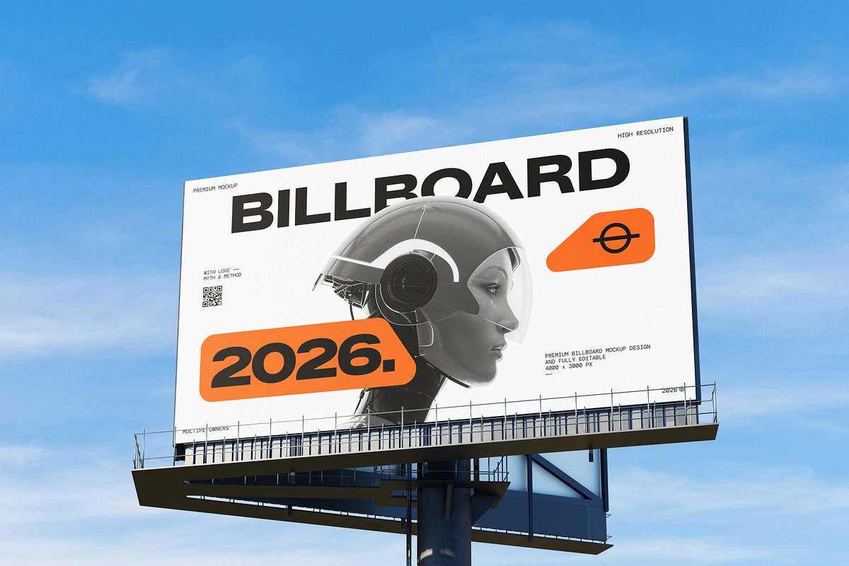 Billboard Mockup, an Advertising Mockup by Brand Earth (Photo 3 of 4)