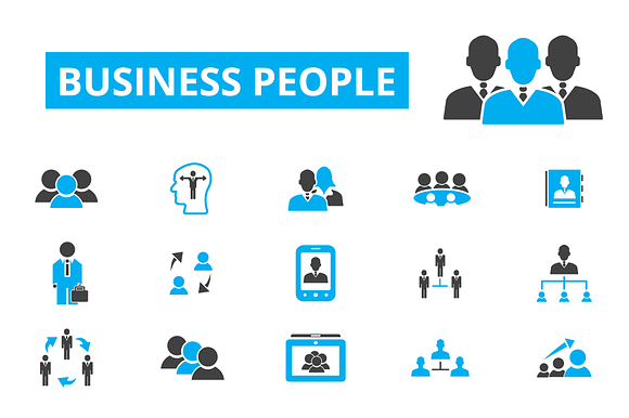 30 Business People Icons