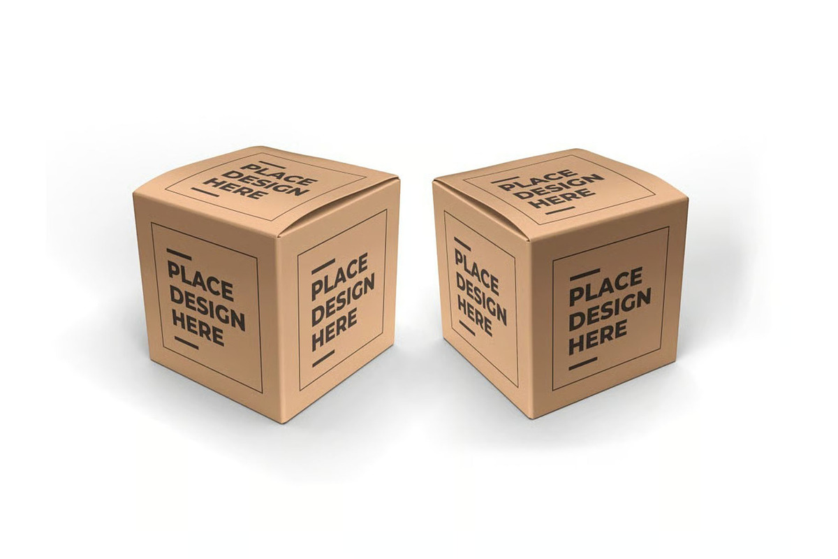 Square Box Packaging Mockup Template, a Packaging Mockup by DesignRushMarket (Photo 6 of 11)