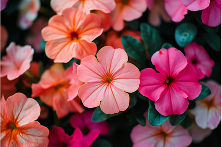 Fragrant Pink wild flower. Generate, a Nature Photo by Ylivdesign