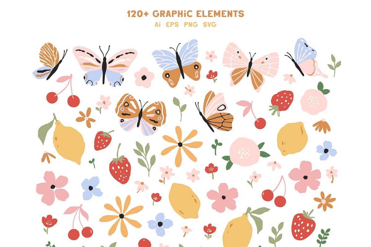 Blooming Summer - Patterns & Flowers, a Pattern Graphic by simpleblues (Photo 12 of 12)
