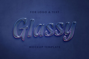 Glassy Mockup Template