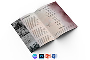 Heaven Dove Funeral Program Template, a Brochure Template by Designscozy (Thumbnail 3 of 8)