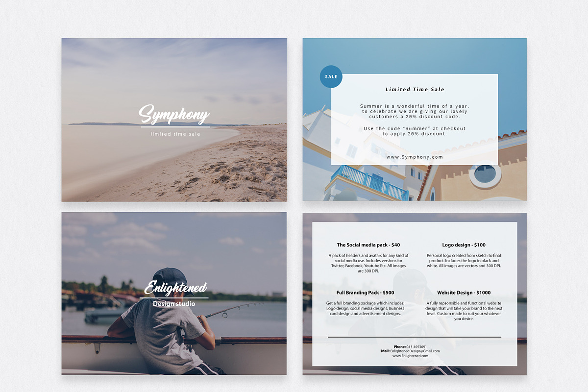 Postcard Flyer Templates, a Marketing Template by Sphere (Photo 1 of 5)