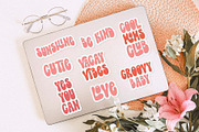 Love Heart Lovely Groovy Font, a Script Font by BarcelonaShop (Thumbnail 4 of 10)