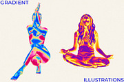 Grainy Gradient Textures & Shapes, an Object Graphic by CatJello Graphics (Thumbnail 14 of 38)