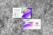 Realistic Business Card Mockup, a Print Template by Alhaytar (Thumbnail 1 of 2)