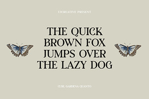 Gardena Quanto Serif Font Family