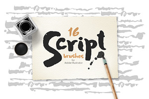 Script Brushes for Illustrator