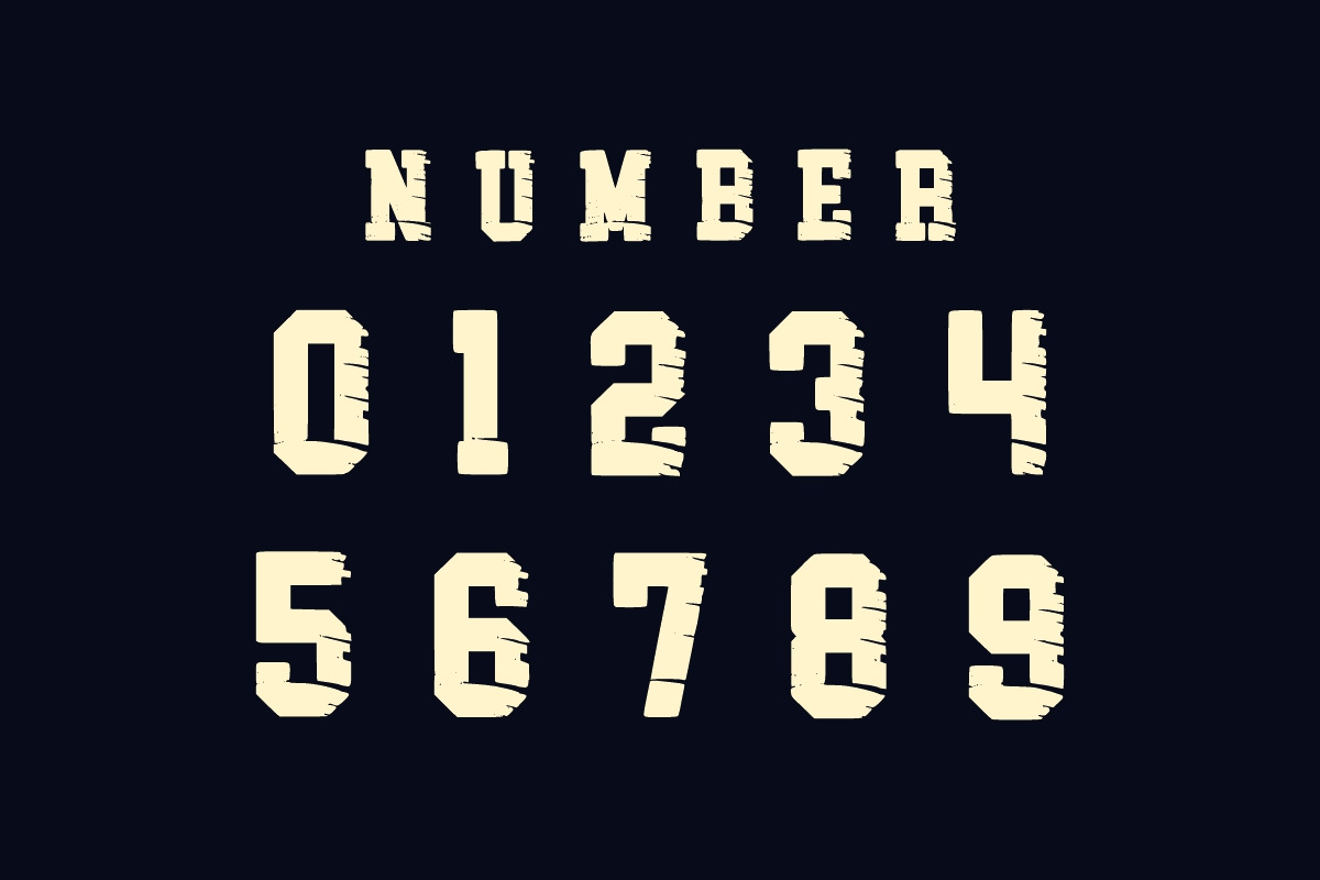 Vintage Jersey, a Slab Serif Font by Fourteen Letter (Photo 8 of 10)