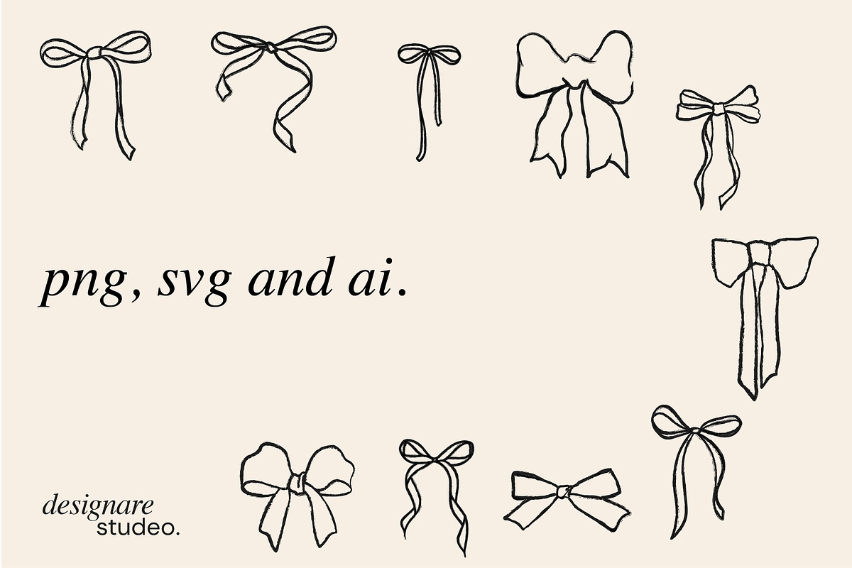 Coquette Ribbons Part 2, a Decorative Illustration by ginni illustrations (Photo 4 of 4)