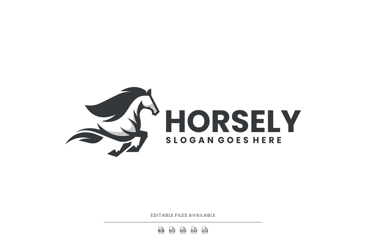 Silhouette Horse Logo Design, a Branding & Logo Template by Artnivora.Std (Photo 1 of 3)