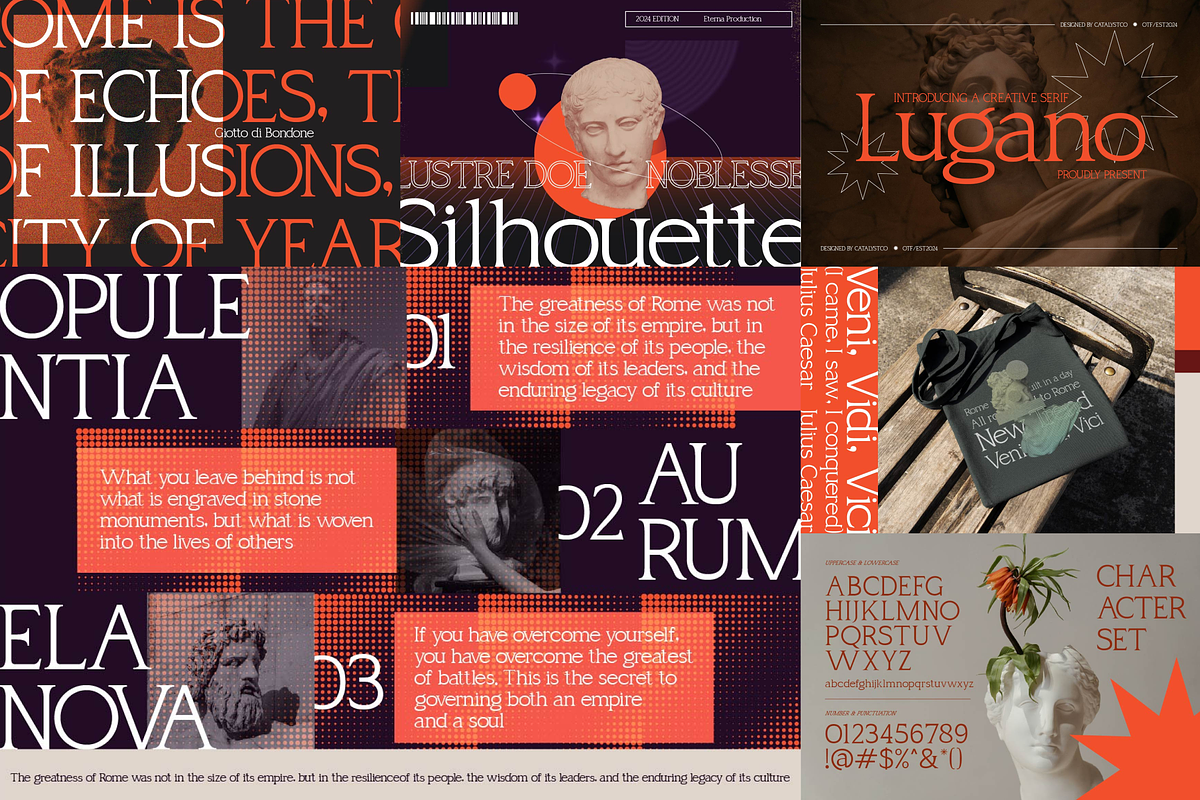 Luxury Editorial Font Bundle, a Serif Font by Vadovastd