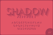 Elegant Shadow Alphabet Font, a Graphic by Pro_Vector (Thumbnail 1 of 2)